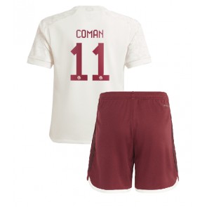 Maillot de foot Bayern Munich Kingsley Coman #11 Troisième enfant 2023-24 Manches Courte (+ pantalon court)